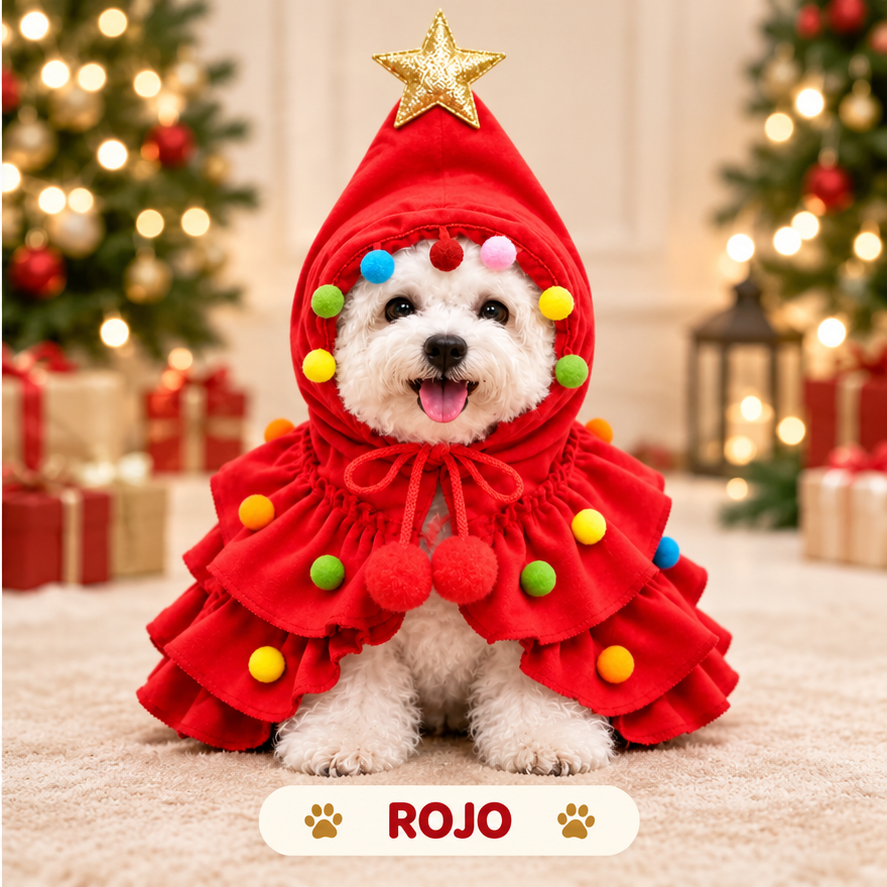 Disfraz Árbol de Navidad para Perros